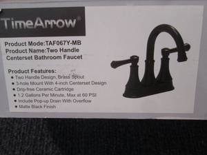 lot 88 image: TimeArrow TAF067Y-MB 2 Handle Cente...