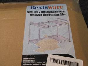 lot 98 image: Bextware Under Sink 2 Tier Expandab...