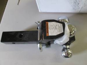 lot 99 image: 2 inch Receiver Tri-Ball Hitch with...