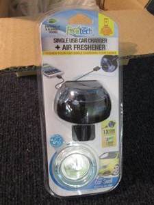 lot 100 image: 4 Fresh Tech Single USB Car Charger...