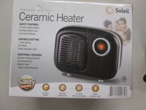 lot 130 image: Soleil Personal Electric Ceramic He...