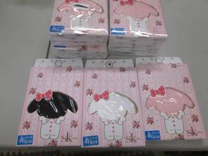 lot 132 image: 5- 3pk BlackWhitePink Infant Tigh...