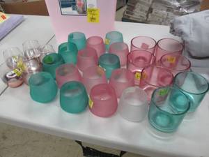 lot 141 image: Assorted Votives in Tote...