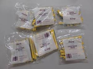 lot 147 image: 6- 12 pks Diane Cold Wave Rods, Yel...