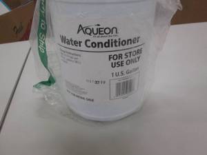 lot 156 image: Gallon Aqueon Water Conditioner...