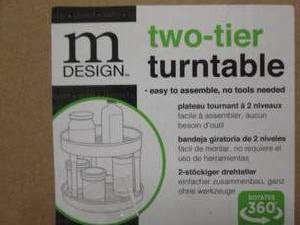 lot 163 image: Two Tier Turntable...