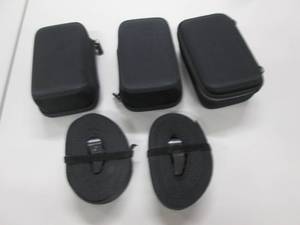 lot 173 image: 3 Zip Travel Cases, 2 Black Straps...