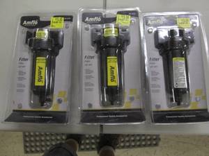 lot 178 image: 3 Amflo Filters 38 inch NPT Retail...