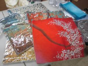 lot 223 image: Set of 6 Coordinating Pillow Covers...