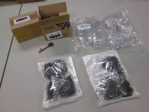 lot 225 image: 2 pks Adhesive Hooks, 2 Boxes of 40...