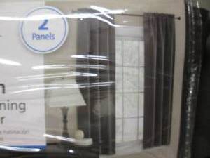 lot 227 image: Mainstays 63 inch Room Darkening Cu...