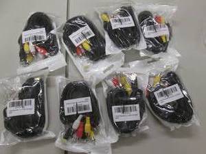lot 249 image: 8 -2pks Electronics Cables...