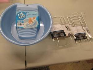 lot 272 image: 2 IronIroning Board Holders, Scrub...