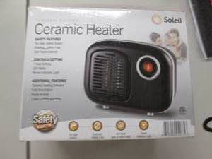 lot 295 image: Soleil Personal Electric Ceramic He...