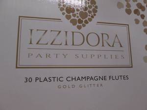 lot 298 image: 30 Plastic Champagne Flutes...