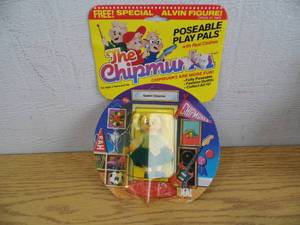 lot 129 image: Chipmunks Poseable Figure from 1984