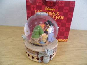 lot 134 image: Hunchback Snow Globe