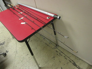 lot 328 image: FENWICK GRAPHITE CASTING RODS, BERKLEY SERIES ONE CASTING ROD, QUANTUM CASTING ROD