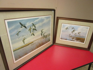 lot 341 image: CANADIAN GEESE AND MALLARD PRINTS, BY ARTIST DAVID A. MAASS, SIGNED, NUMBERED
