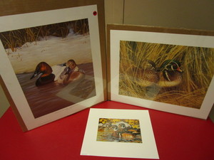 lot 353 image: WATERFOWL WILDLIFE PRINTS, BY ARTISTS TOM GROSS, BRUCE LANGSTON, DANIEL SMITH, SIGNED, NUMBERED