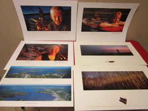 lot 357 image: WATER WORKS WONDERS CHILDFISHING PRINTS, JOEL SHEAGREN NATURE PHOTOS,  LAKE MINNETONKA PRINT