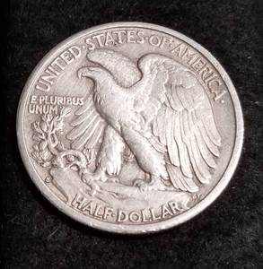 lot 10 image: 1943-S WALKING LIBERTY HALF DOLLAR
