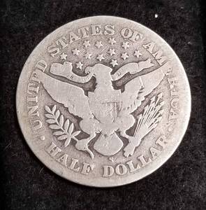 lot 16 image: 1905-S BARBER HALF DOLLAR