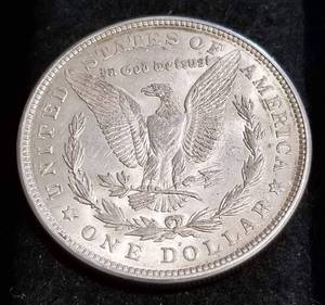 lot 39 image: 1921-D MORGAN SILVER DOLLAR