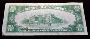 lot 06-A image: 1934 US $10 FEDERAL RESERVE NOTE GREEN SEAL