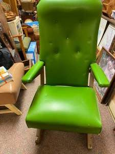 Vintage 1970s Lime Green Rocker
