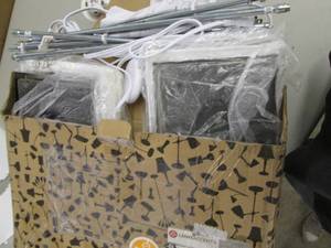 lot 38 image: light accents set of 2 lamps with pa...
