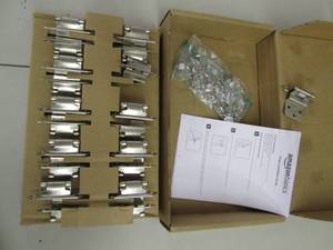 lot 58 image: 20 silver hinges, 28 inset. ...