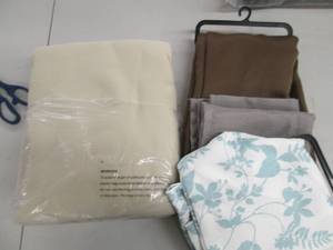 lot 108 image: 2 goold 3 blacks 3 reds of couch sl...