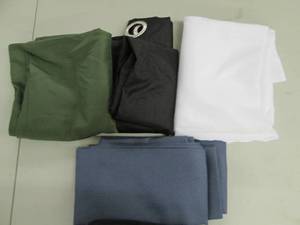 lot 109 image: box full of curtains different kind...