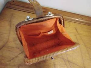 VINTAGE Wicker Purse