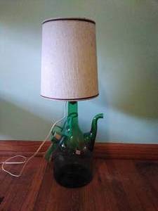Vintage Bottle Lamp