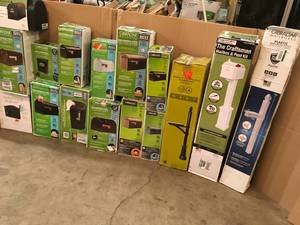 LOT WITH ASSORTED MAILBOXES DIFFERENT SIZES & CONDITIONS SEE PICS