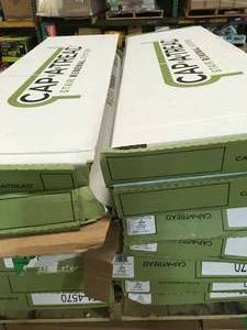 LOT WITH 13 CASES OF CAP A TREAD Java Scraped Oak 47 in. Length x 12-18 in. Deep x 1-1116 in. Height Laminate to Cover Stairs 1 in. Thick