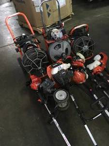 Pallets whit assorted salvage units for parts or repair