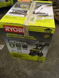 RYOBI 3000 PSI 2.3-GPM Honda Gas Pressure Washer in like New conditions