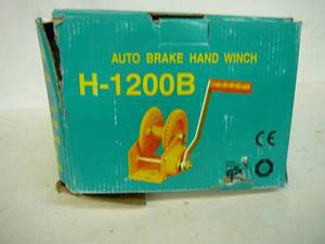 Auto Break Hand Winch