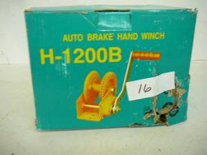 Auto Break Hand Winch