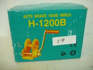 Auto Break Hand Winch