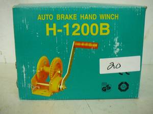 Auto Break Hand Winch