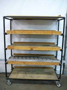 Tubing Rack With Casters