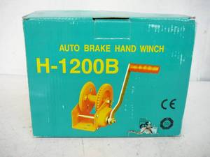 Auto Break Hand Winch