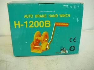 Auto Break Hand Winch
