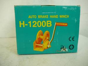 Auto Break Hand Winch