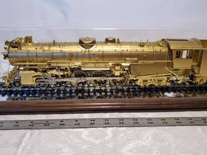 lot 2 image: O Scale Brass Model - Sunset CB&Q Burlington 5 4-8-4 Unpainted - Samhongsa