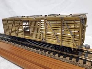 lot 78 image: O Scale Unpainted - Brass Box Car